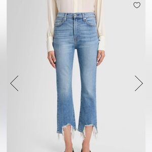 7 For All Mankind High Waist Slim Kick Jeans .